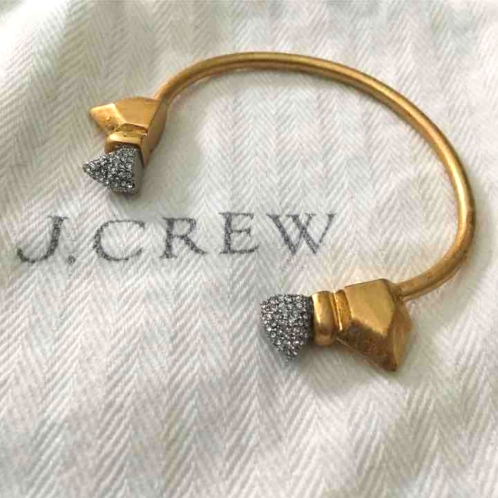 J. Crew Cuff Bracelet in Gold